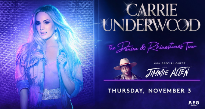 Carrie Underwood & Jimmie Allen at T-Mobile Center